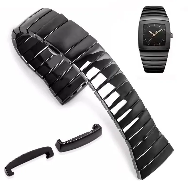 Ceramic Link Bracelet - حزام (استيك) ساعة لرادو سينترا سلسلة
