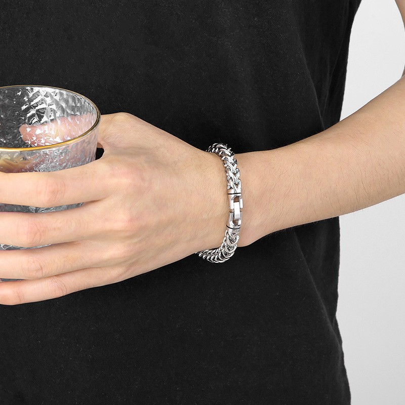 قوس قزح متعرجة سلسلة سوار للرج - مراجعة Ceramic Link Bracelet وسعره