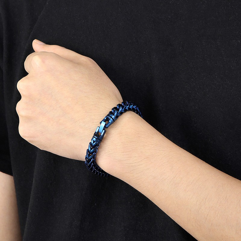 قوس قزح متعرجة سلسلة سوار للرج - مراجعة Ceramic Link Bracelet وسعره
