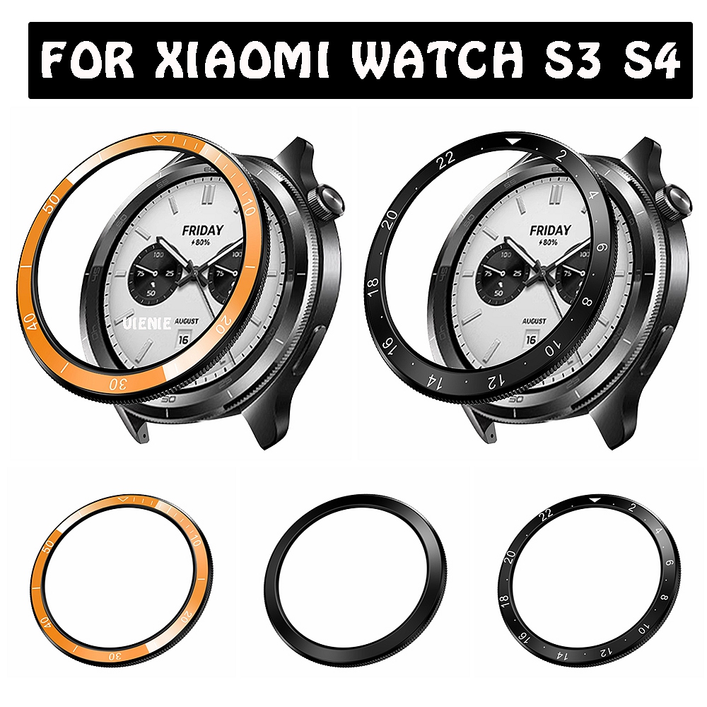 لساعة Xiaomi S4 S3 غطاء حلقي م - مراجعة Xiaomi Smartwatch S3 Accessories وسعره